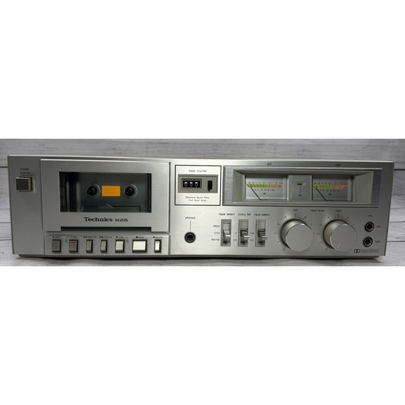 Technics RS-M205 Dolby SystemStereo Cassette Tape Deck Recorder Player - TESTED - Picture 1 of 7